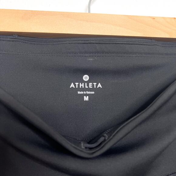 Athleta Black Marble Precision 7/8 Tight High Rise Size Medium - Picture 8 of 9